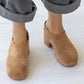 Either/Or "Terrace Clog" (camel suede"