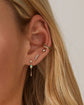 Métier Abalone Triangle Stud Earring
