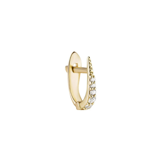 Métier 9k Gold Diamond Huggie Earring