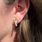 Hinge Designs Dalmation Jasper Sterling Silver Studs