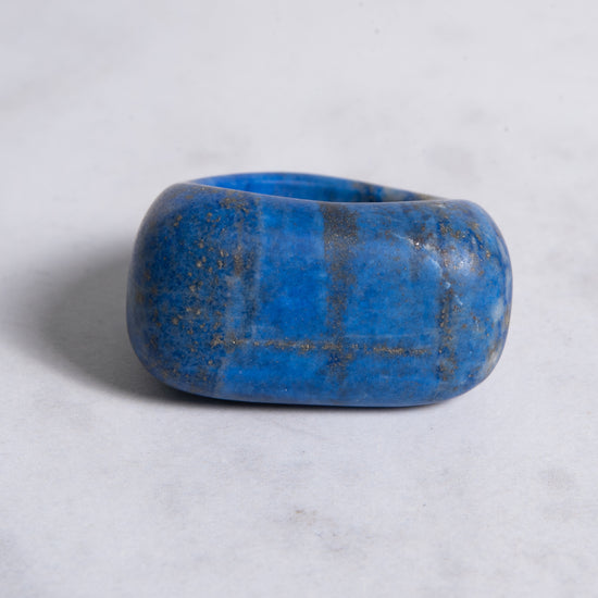 Hinge Designs Large Lapis Ring