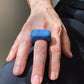 Hinge Designs Large Lapis Ring