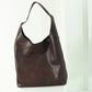 Il Bisonte Medium Shoulder Bag (dark chocolate)