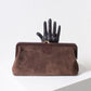 Il Bisonte Classic Clutch (chocolate suede)