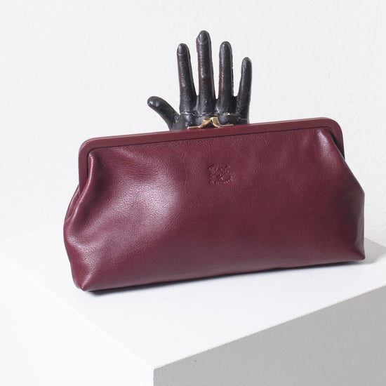 Il Bisonte Classic Clutch (bordeaux)