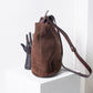Il bisonte Le Laudi Bucket Bag (chocolate suede)
