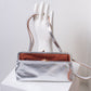 Il Bisonte Small Frame Bag (Silver)