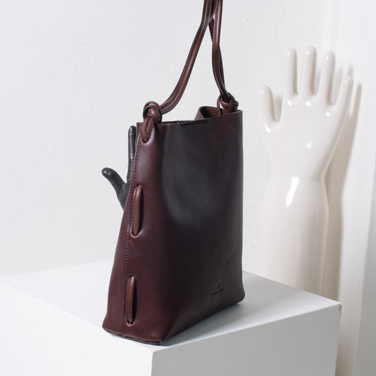 Il Bisonte "Snodo" Shoulder Bag (dark chocolate)