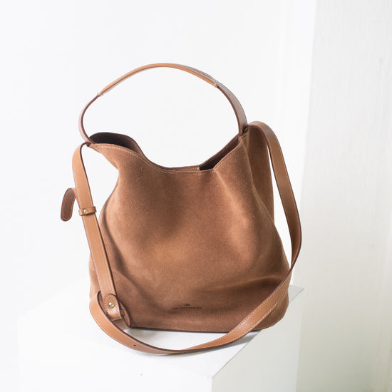 Il Bisonte "Laudi" Bag (tobacco suede)