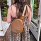 Jack Gomme Asymmetric Kangaroo Bag (cigar)