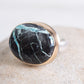 Jamie Joseph Black Jack Turquoise Ring