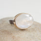Jamie Jospeh White Rainbow Moonstone Ring