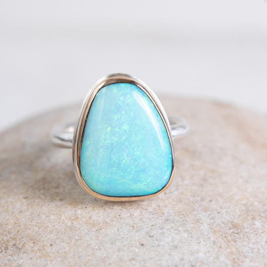Jamie Joseph Vertical Australian Opal Ring