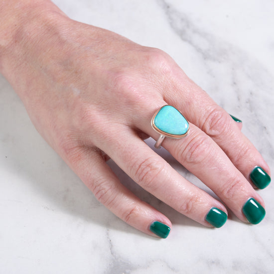 Jamie Joseph Vertical Australian Opal Ring