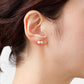 Januka Twin Akoya Pearl & Gold Stud Earrings