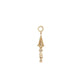 Métier 9k Gold Droplet Beaded Plaques (assorted)