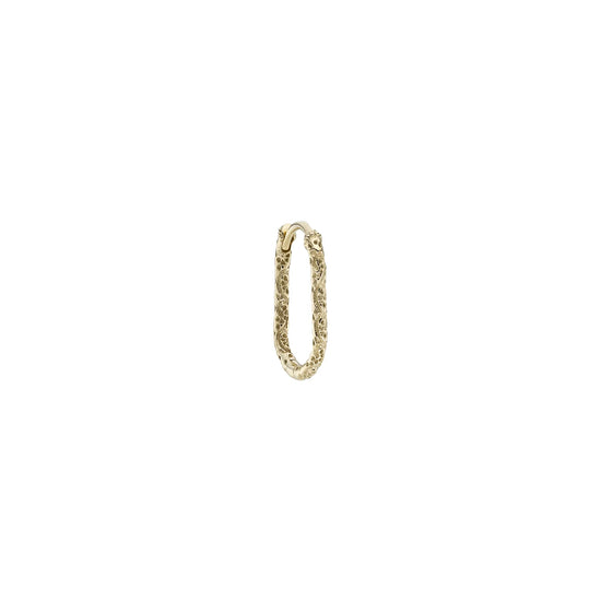 Métier 9k gold Midi Engraved Clicker Hoop