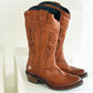 Moma Tall Cowboy Boot (caramel)