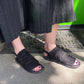 Moma Suede Sandal (black)