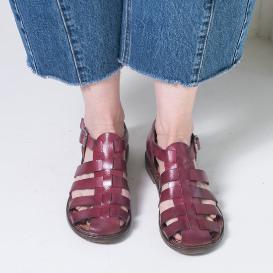 Moma Fishermand Sandal (cranberry) on sale!