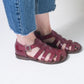 Moma Fishermand Sandal (cranberry)