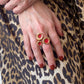 Monica Castiglioni Spatusce 06 Bronze & Enamel Ring