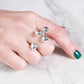 Monica Castiglioni Pistilli 13 Sterling Silver Ring