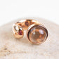 Monica Castiglioni Cabo Medi Bronze & Smokey Quartz Ring