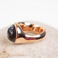 Monica Castiglioni Cabo Medi Bronze & Smokey Quartz Ring