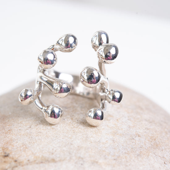 Monica Castiglioni Pistilli 40 Sterling Silver Ring