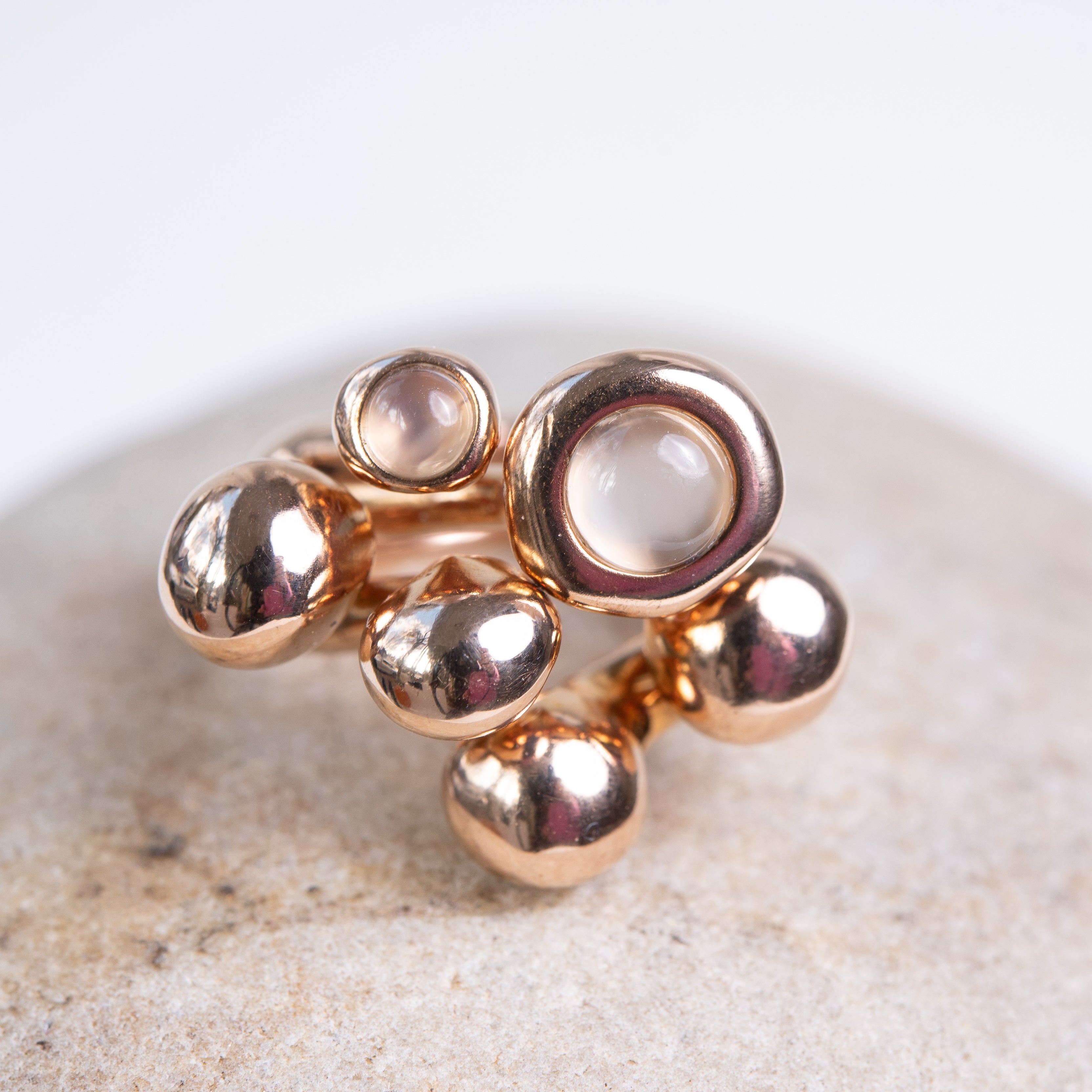 monicacastiglioni リング Bronze Monica Castiglioni Pistilli 08 Bronze Ring – OK Fine Furniture