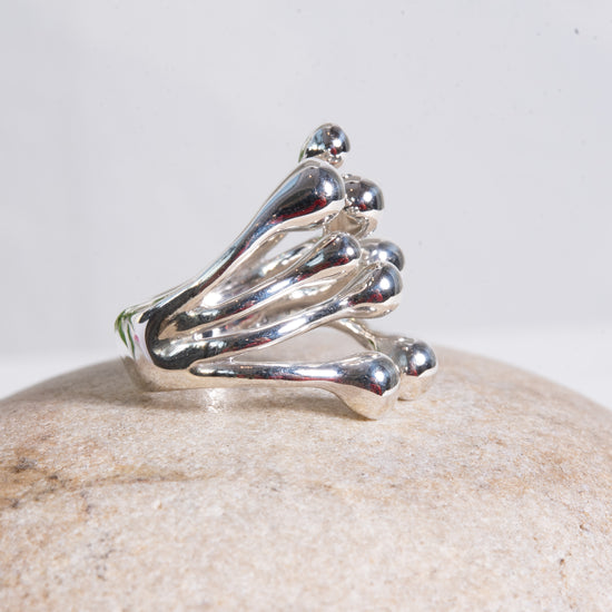 Monica Castiglioni Pistilli 03 Sterling Silver Ring