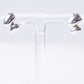 Monica Castiglioni Pepite Sterling Silver Post Earrings