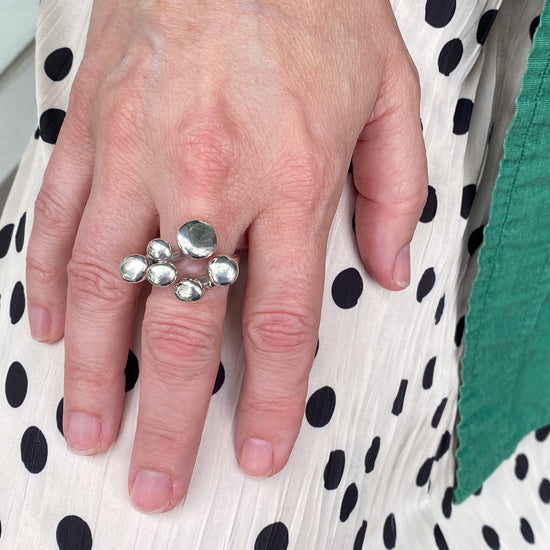 Monica Castiglioni Pepite 58 Sterling Silver Ring