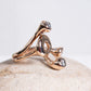 Monica Castiglioni Spatusce 41 Bronze W/Zirconia  Ring