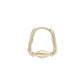 Métier 9K Gold Mudra Spinner Hoop