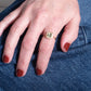 Myacale 10K Gold Ludwigite in Peridot Ring