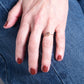 Myacale Solid 10K Gold Zircon Ring