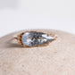 Myacale Aquamarine & Magnetite 10k Gold Ring