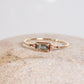 Myacale Bi-Color Sapphire 10K Gold Ring