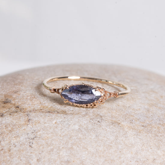 Myacale Sunstone Iolite 10k Gold Ring