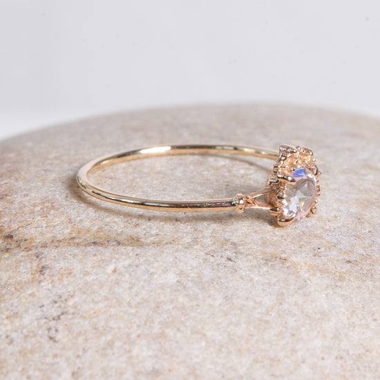 Myacale Rainbow Moonstone 10K Gold Ring