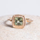 Myacale 10K Gold Ludwigite in Peridot Ring