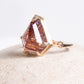 Myacale Rutilated Quartz 10K Gold ring