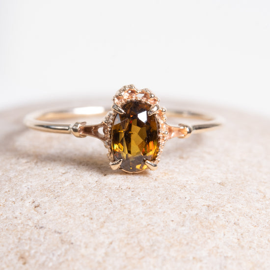 Myacale Sphene 10k Gold Ring