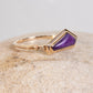 Myacale Sugilite 10k Gold Ring