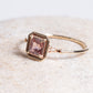 Myacale Solid 10K Gold Zircon Ring