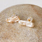 Myojou 18K Gold Nagareboshi Biwa Peal Studs