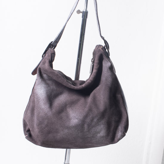 Numero 10 Little Carolina Shoulder Bag (Chocolate W/ Crackle)
