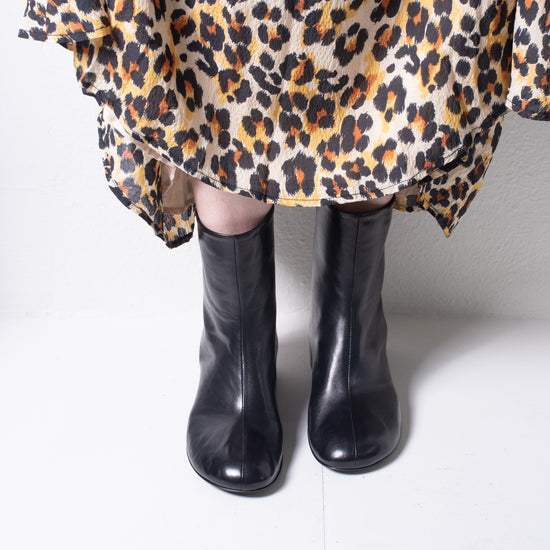 Officine Creative Flore Mid Heel Boot (black)